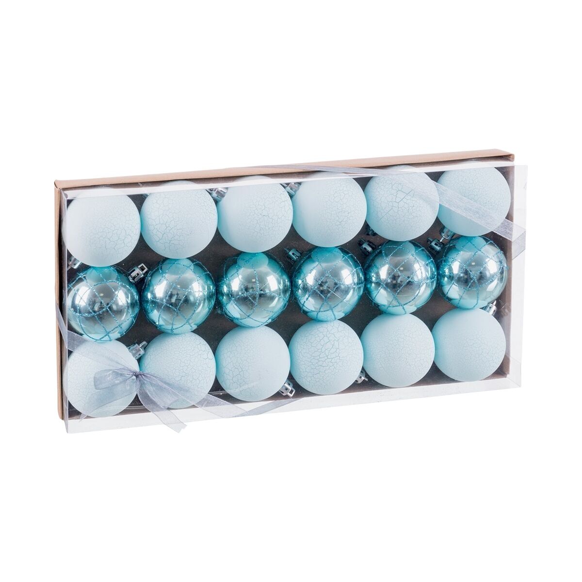 Kuuseehted Sinine Plastmass Ø 4 cm (18 Ühikut)